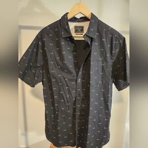 On The Road Black and White Patterned Shirt